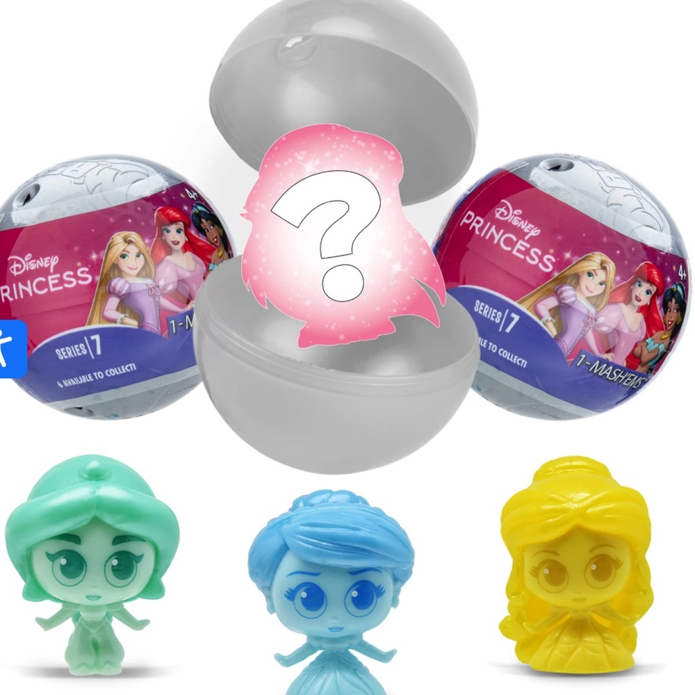 Disney Mash'ems Squishy Surprise Princess mini blind ball👑-18 fidget toys